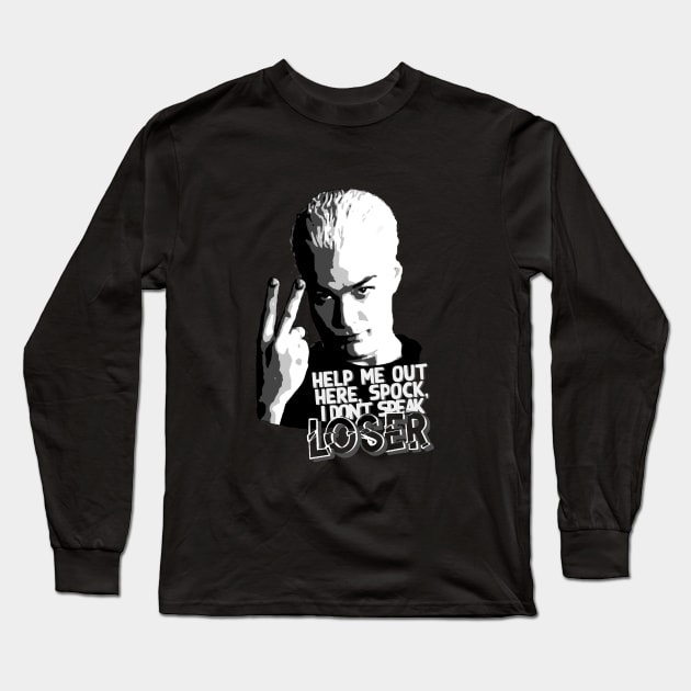 Spike I dont speak loser Long Sleeve T-Shirt by Afire